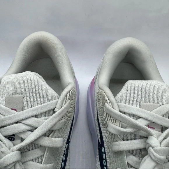 Brook's Women's Ghost 16 White Grey Estate Blue Size 6.5 Wide  NEW - Picture 9 of 13